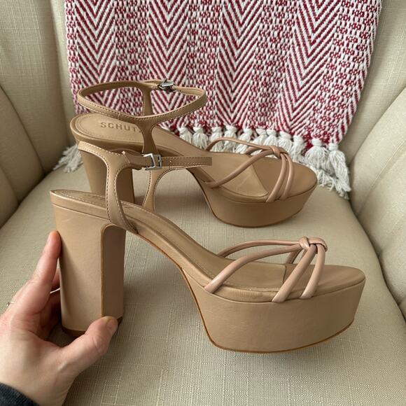 NWOT: Schutz Kelsie Platform Sandal - Picture 1 of 8